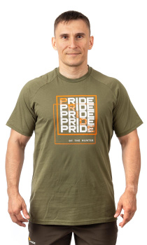 Футболка PRIDE Quadro (Квадро)(хлопок, хаки) PRTS-04KH