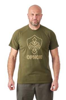 Футболка Орион Logo T-Shirt (Лого) (хлопок, хаки) OTS-02KH 